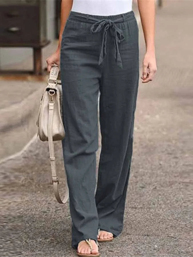 Zara | Casual Linen Pants for Women