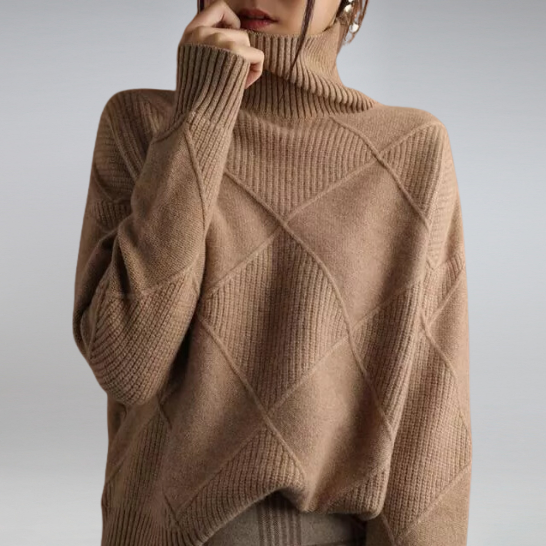 Ruby | Cashmere Blend Turtleneck Sweater