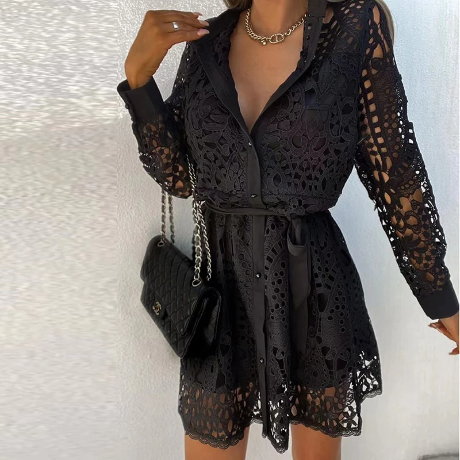 Timeless Ladies Lace Dress for Elegant Occasions