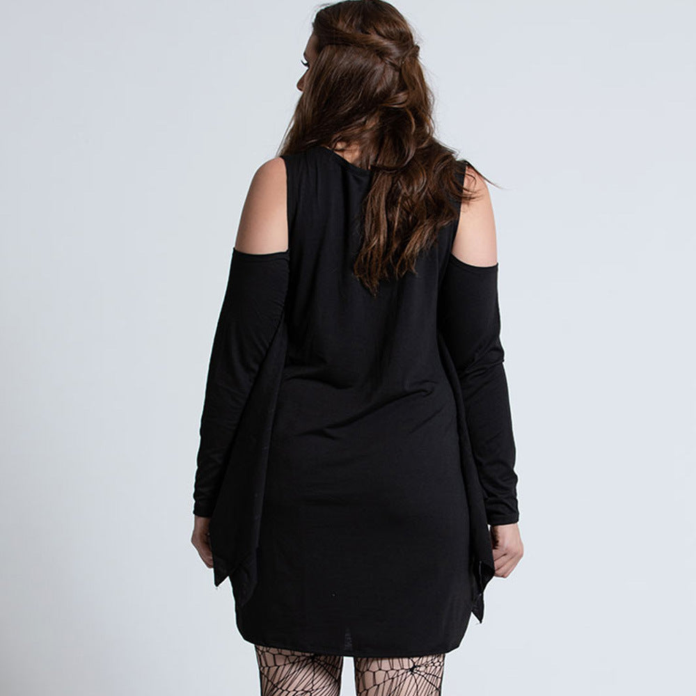 Spider Print Halloween Costume Dress | Mini