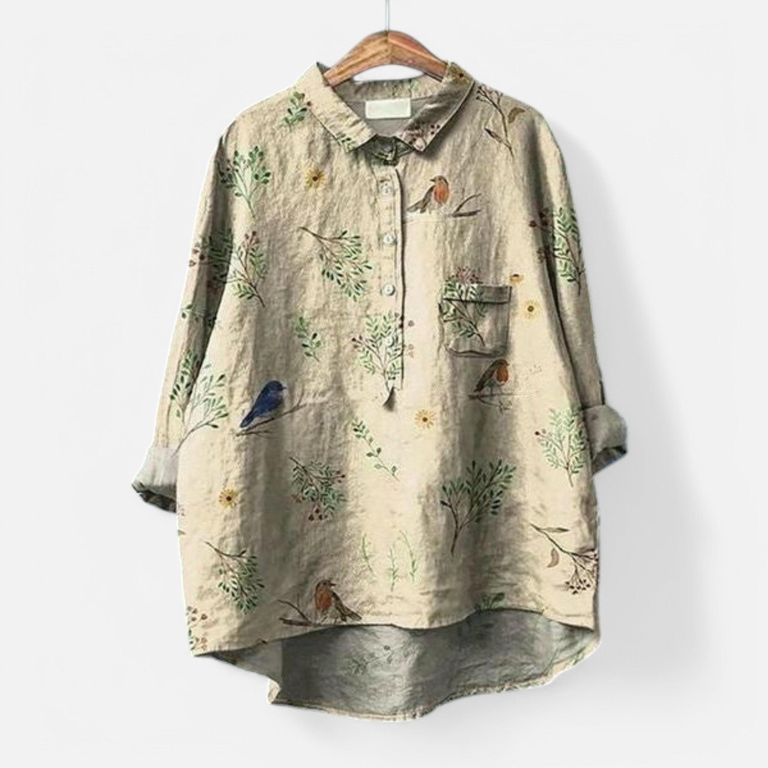 Lily | Elegant Floral Loose Fit Blouse