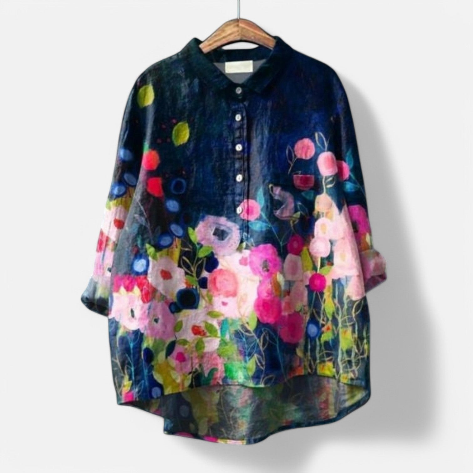 Lily | Elegant Floral Loose Fit Blouse