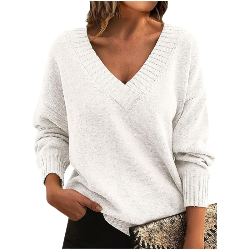 Chloe | Chic V-Neck Sweater for Women