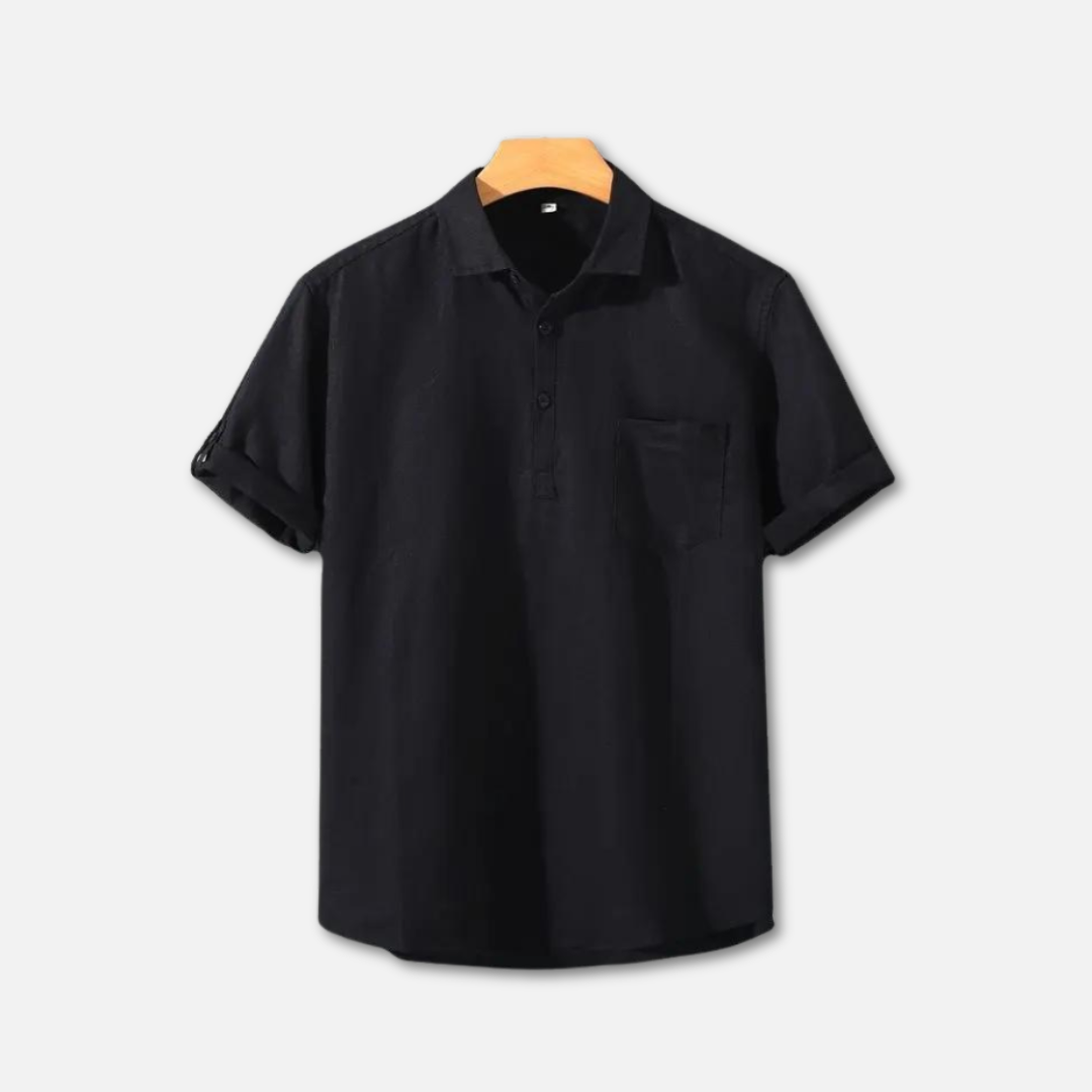 Liam | Linen Polo Shirt