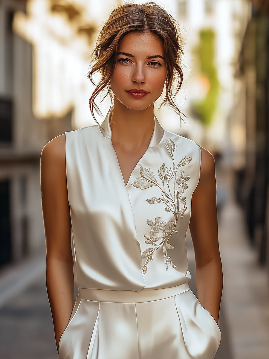 Mackenzie | Chic Stitched Shawl Top