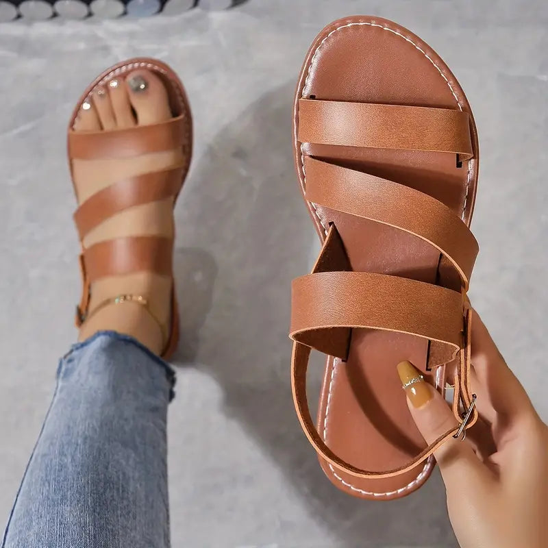 Poppy | Women's Ankle Strap Roman Sandals