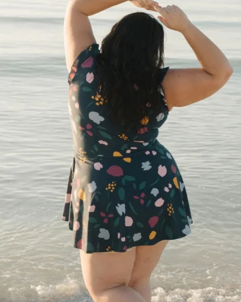 Swimsuit with Built-In Bra Support