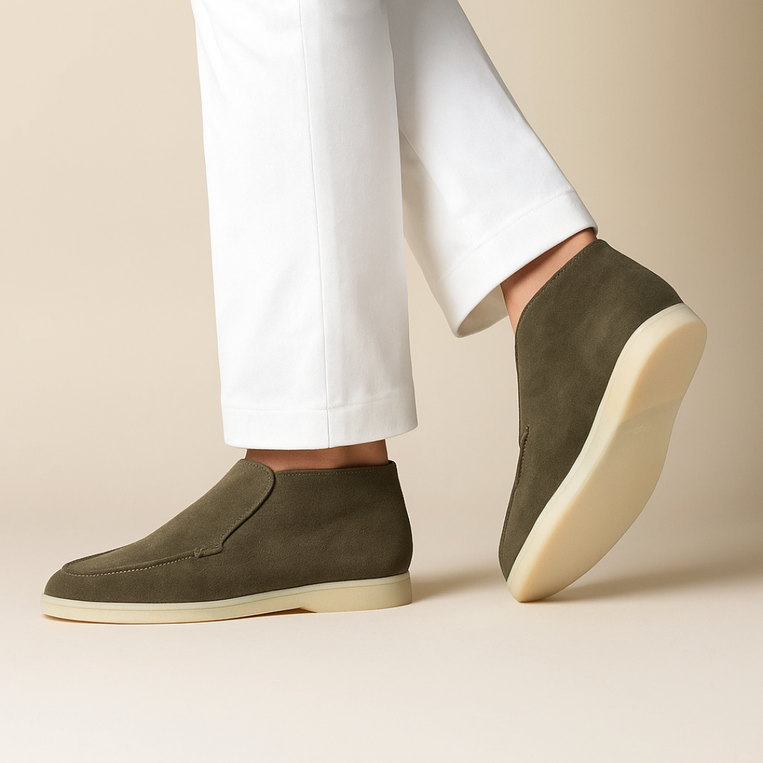 Mason | Men's Suede Ankle Loafers