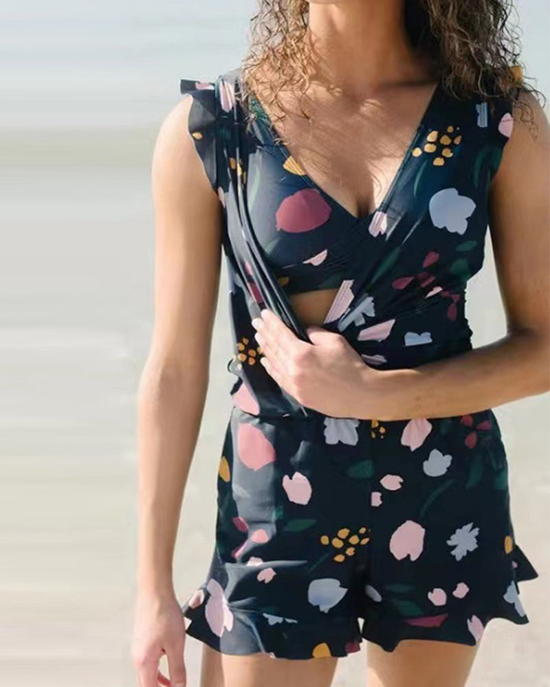 Swimsuit with Built-In Bra Support