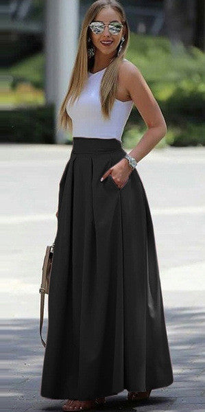 ALICE | Chic High-waisted Pleated Skirt