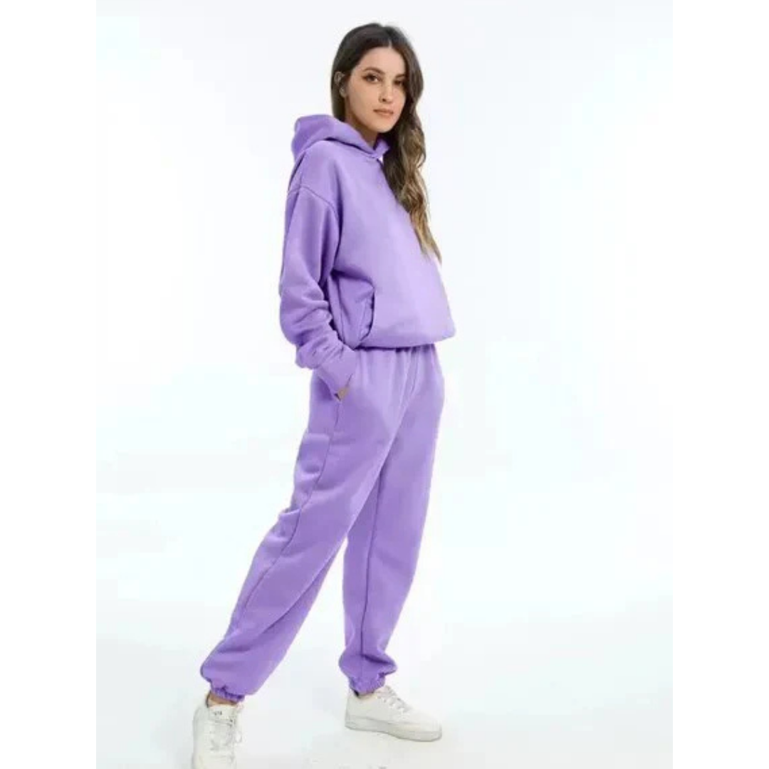 Women's Plus Size Casual Two-Piece Set