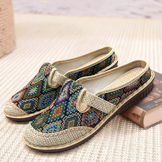 Ruby | Ethnic Style Women's Orthopedic Comfort Slippers