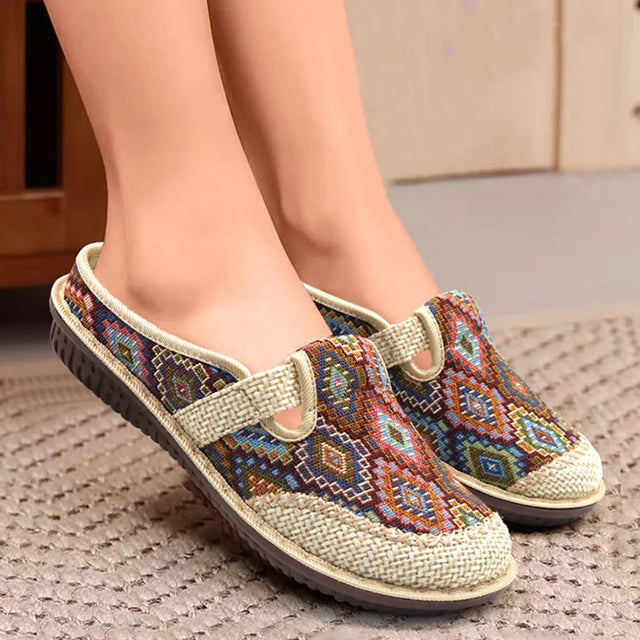 Ruby | Ethnic Style Women's Orthopedic Comfort Slippers