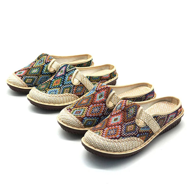 Ruby | Ethnic Style Women's Orthopedic Comfort Slippers
