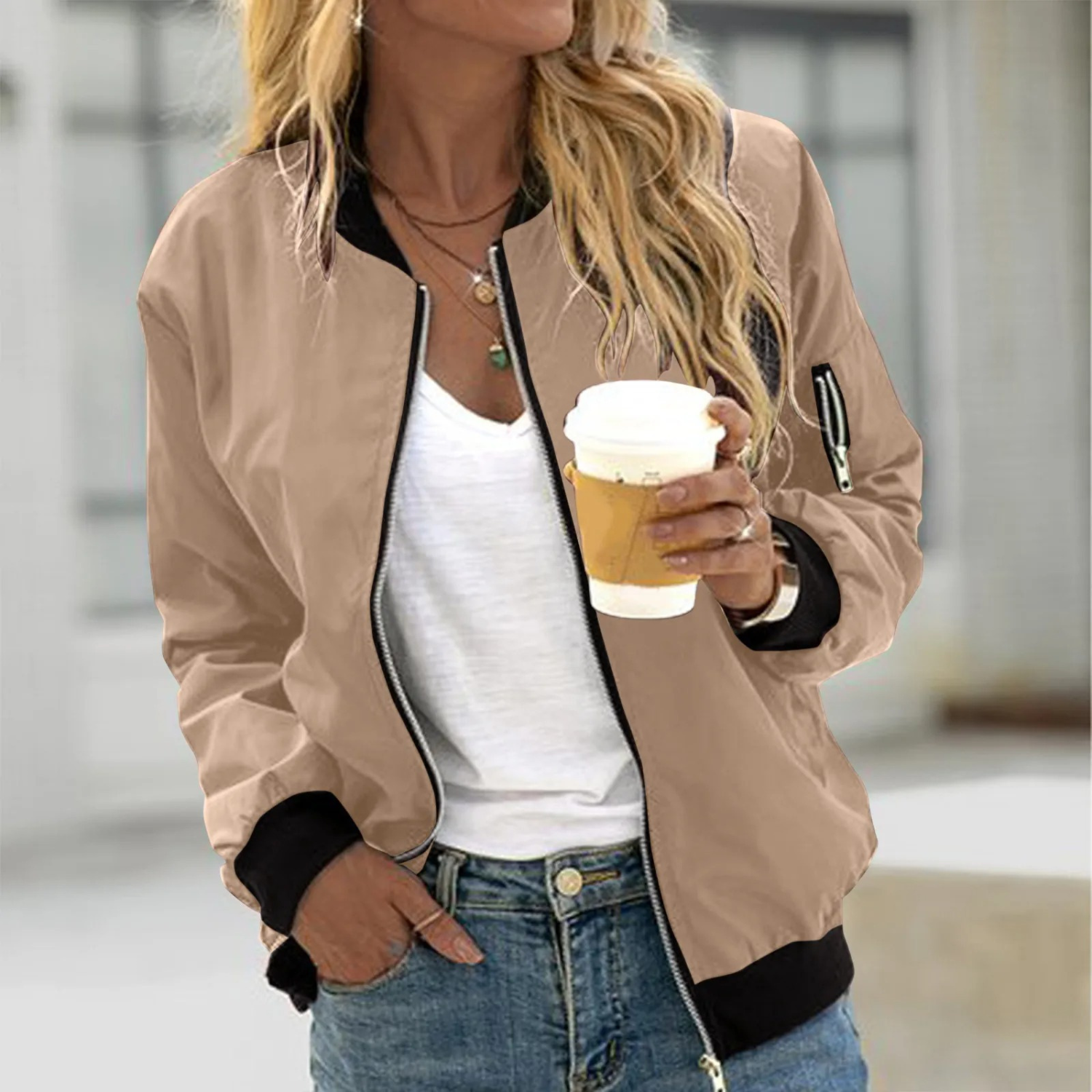 Lizy | Stylish Women's Bomber Jacket