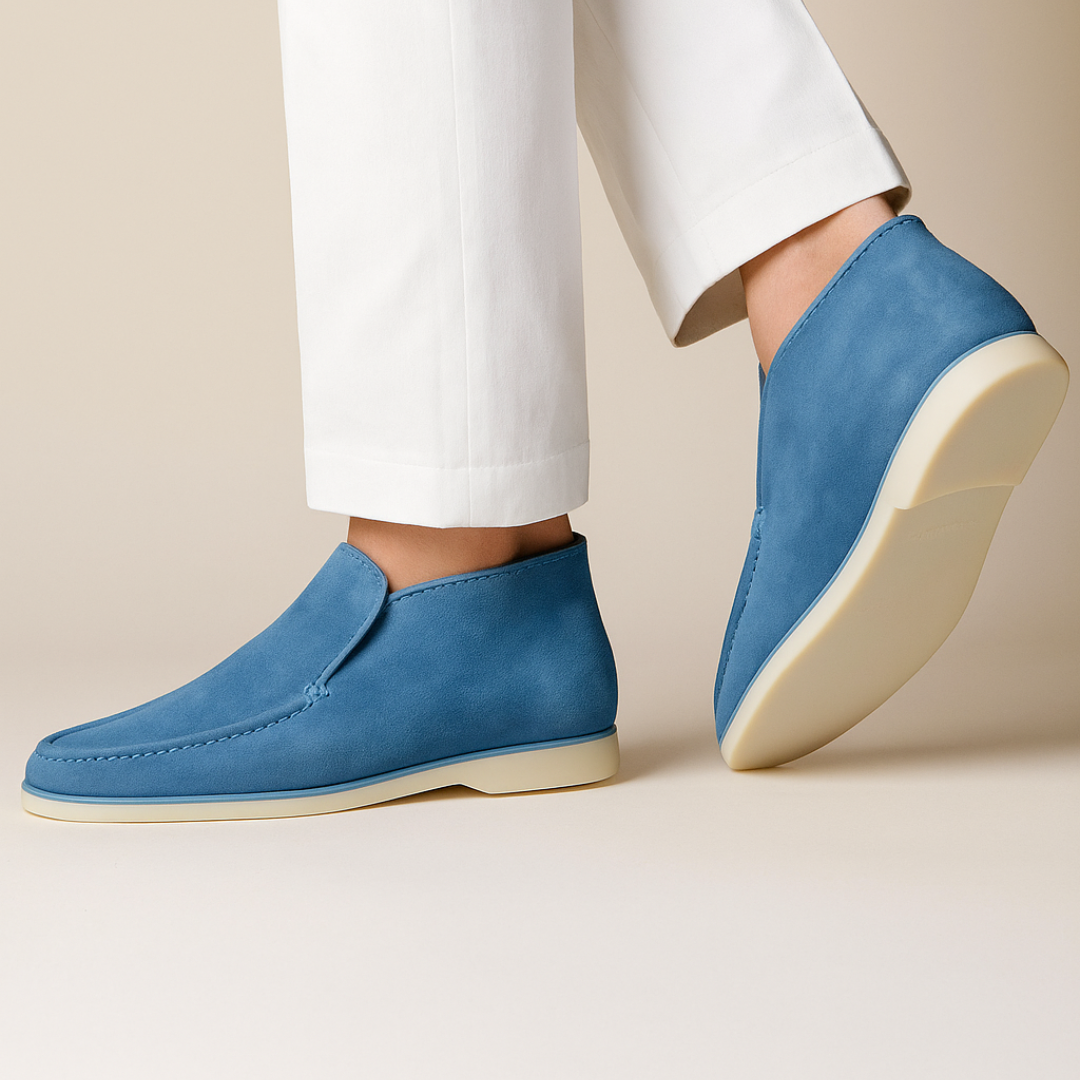 Mason | Men's Suede Ankle Loafers