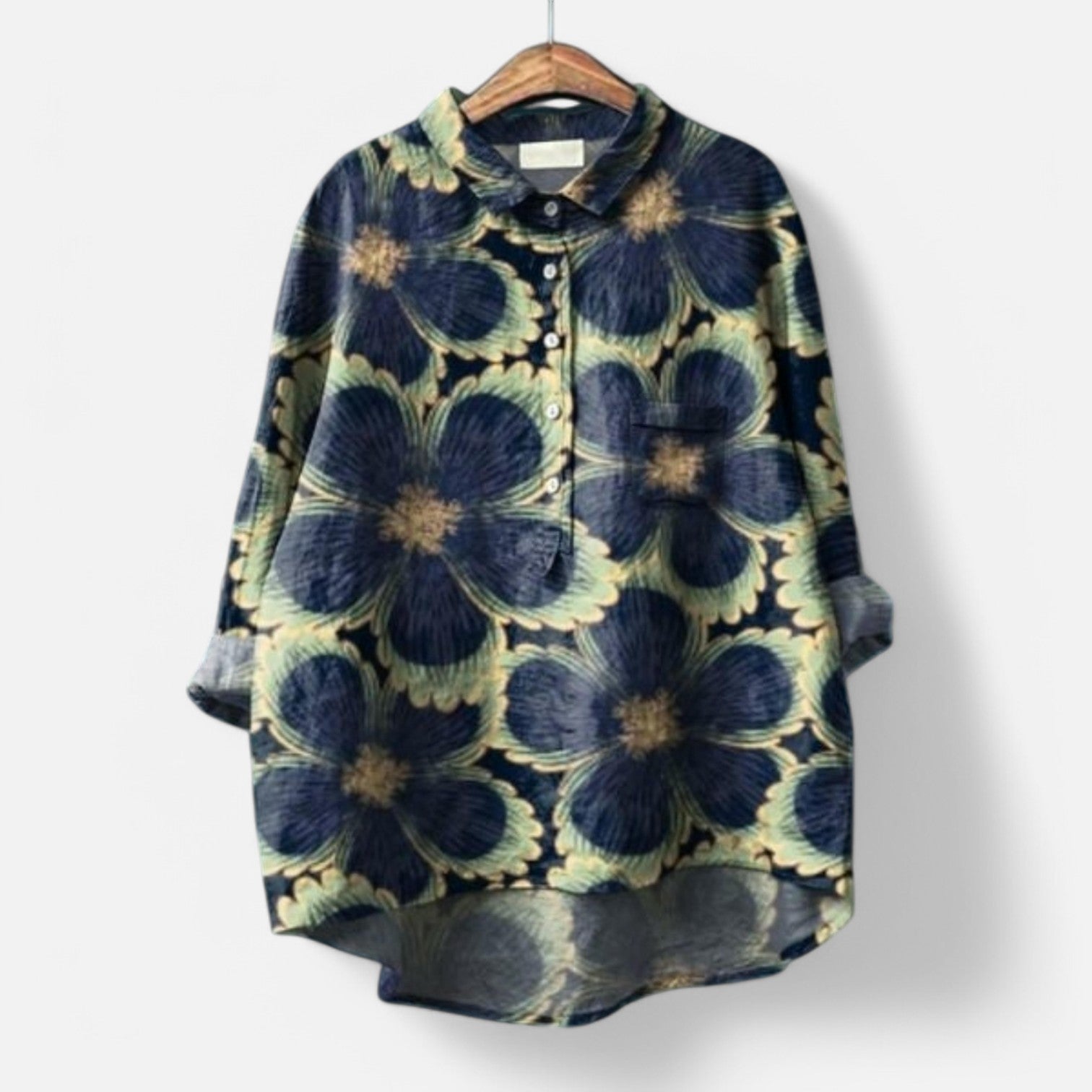 Lily | Elegant Floral Loose Fit Blouse