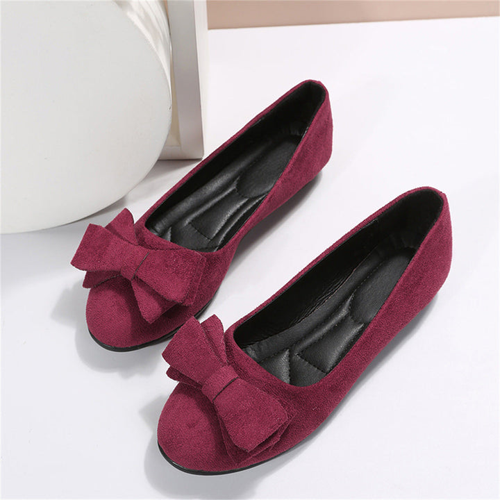 Elegant Women's Bow Detail Flats