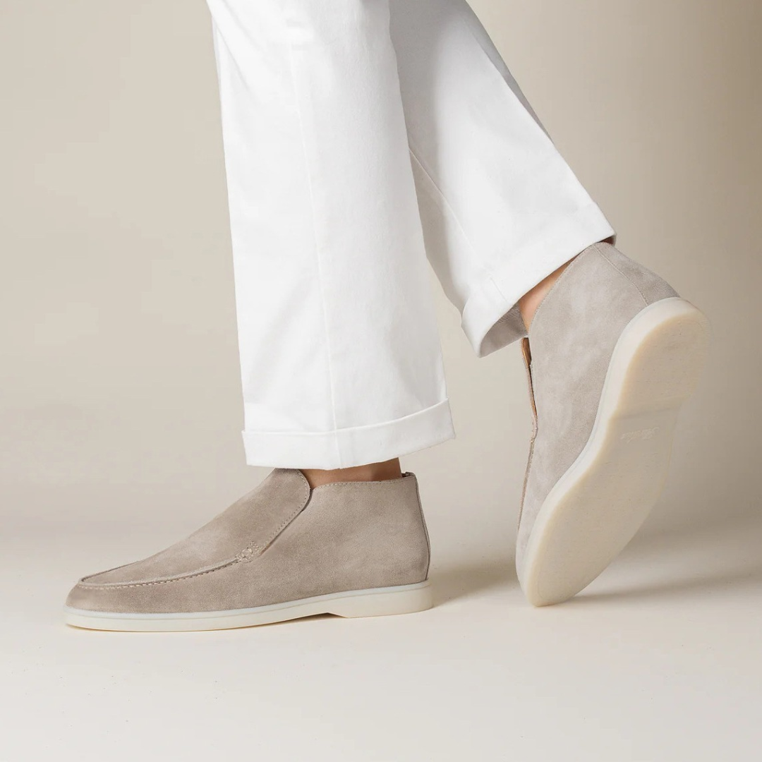Mason | Men's Suede Ankle Loafers
