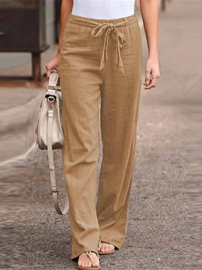 Zara | Casual Linen Pants for Women