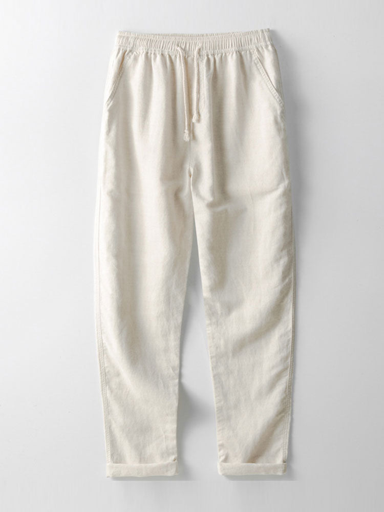 Connor | Eden Men's Linen Polo Shirt & Pants Set