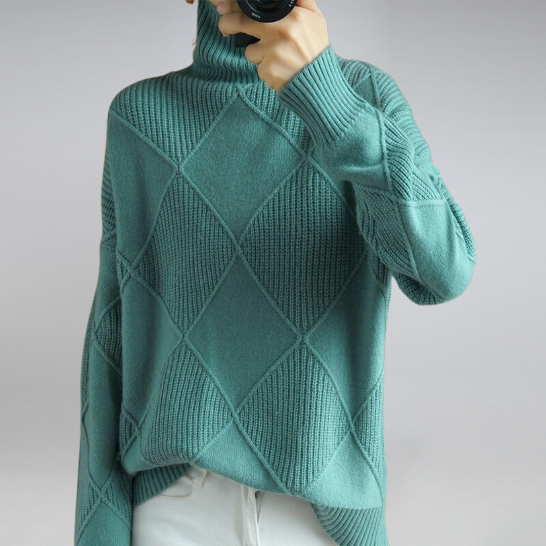 Ruby | Cashmere Blend Turtleneck Sweater