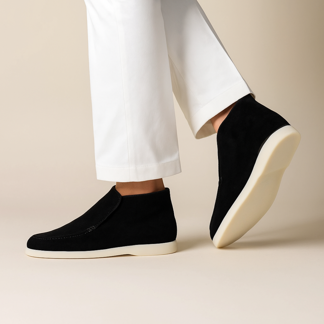 Mason | Men's Suede Ankle Loafers