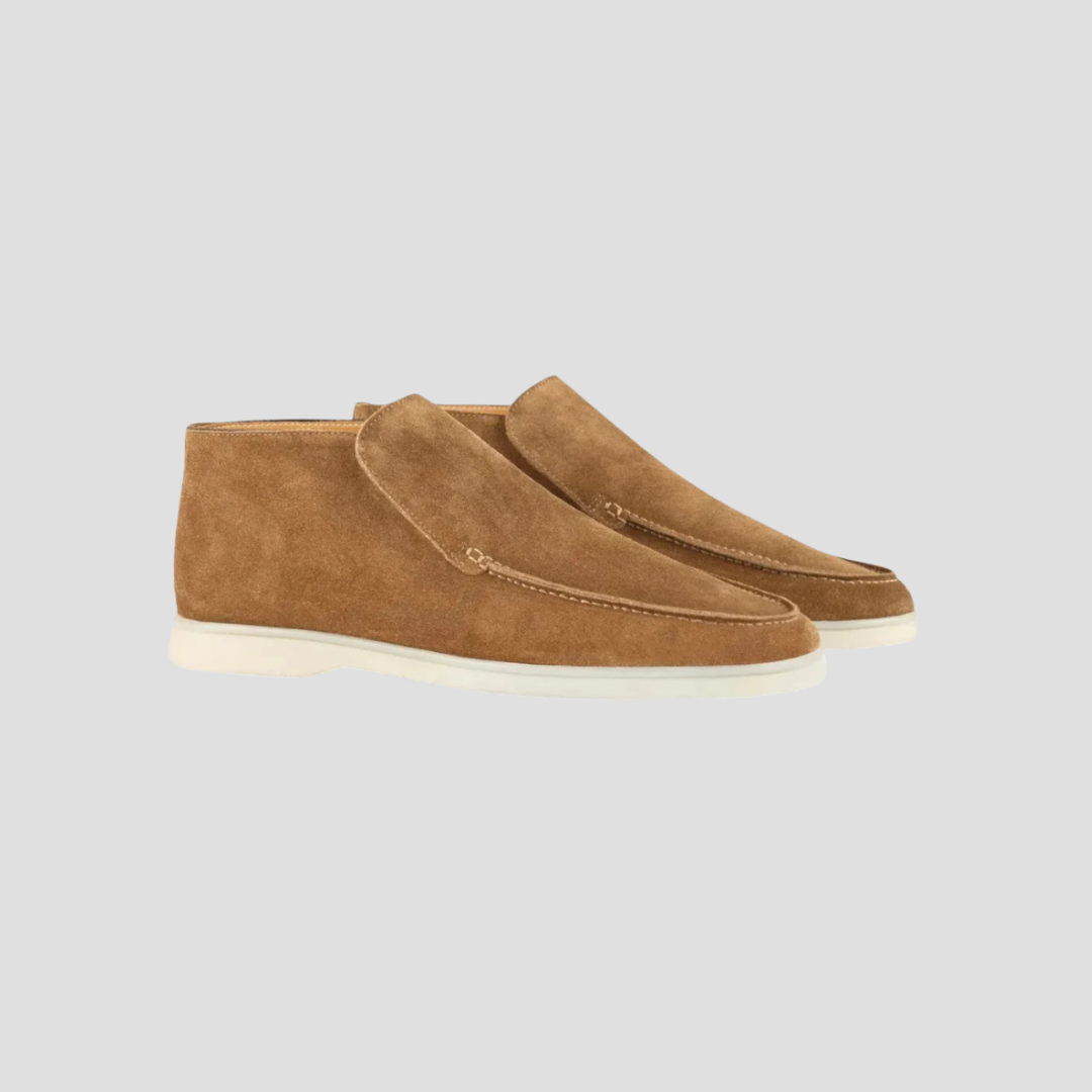 Mason | Men's Suede Ankle Loafers