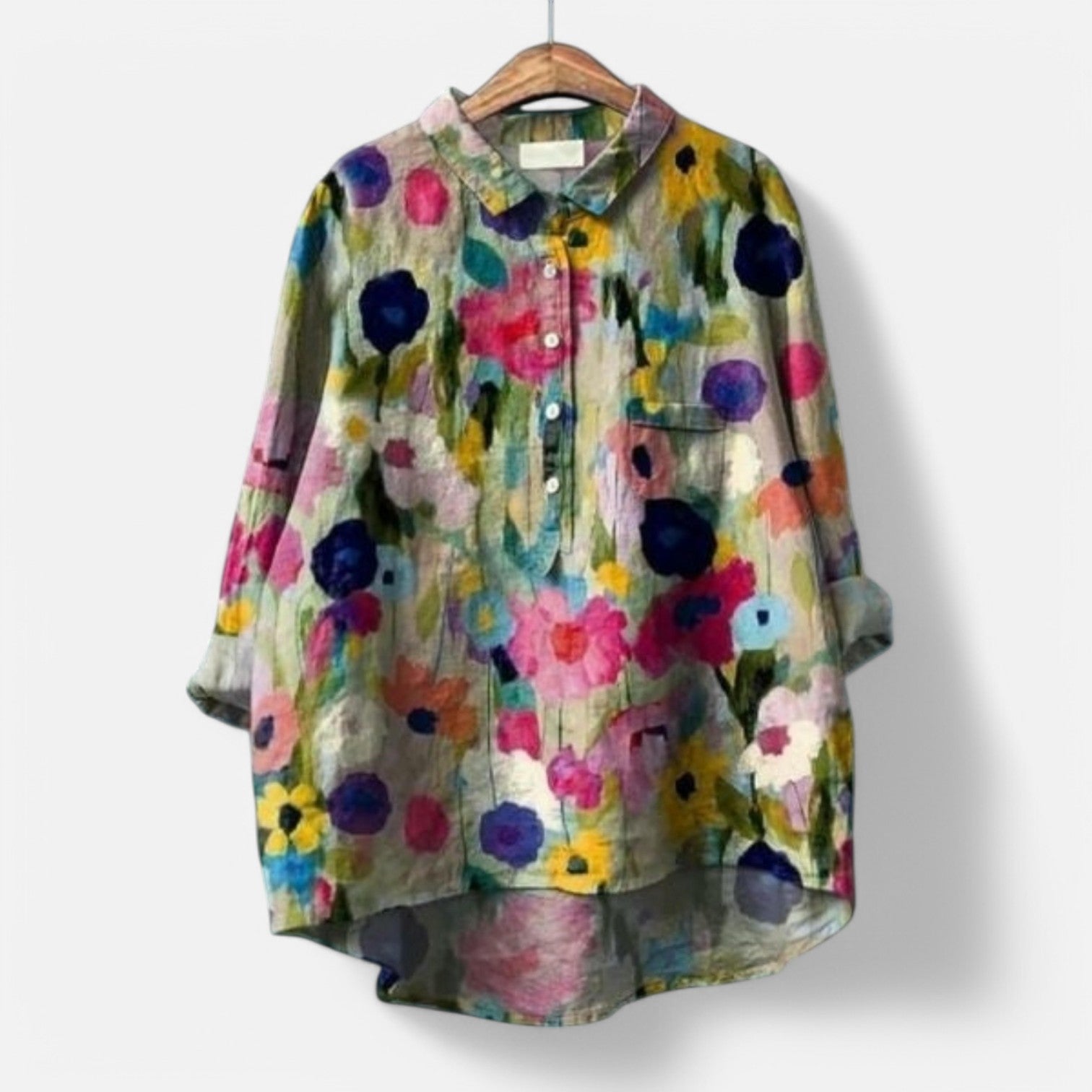 Lily | Elegant Floral Loose Fit Blouse