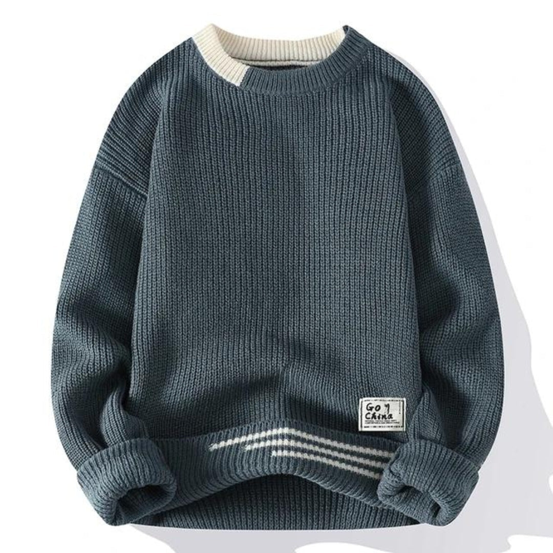 Men's Soft Knit Sweater Premium