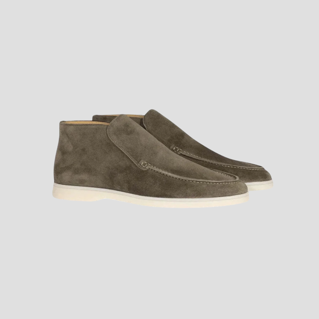 Mason | Men's Suede Ankle Loafers