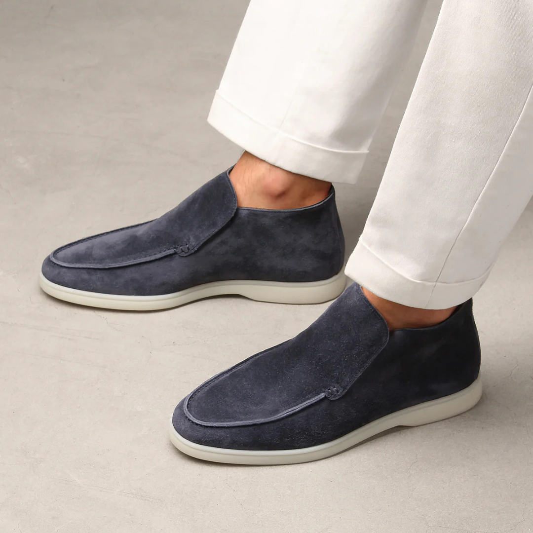 Mason | Men's Suede Ankle Loafers