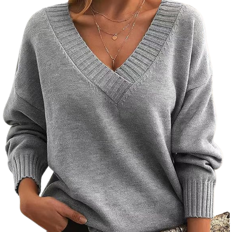 Chloe | Chic V-Neck Sweater for Women