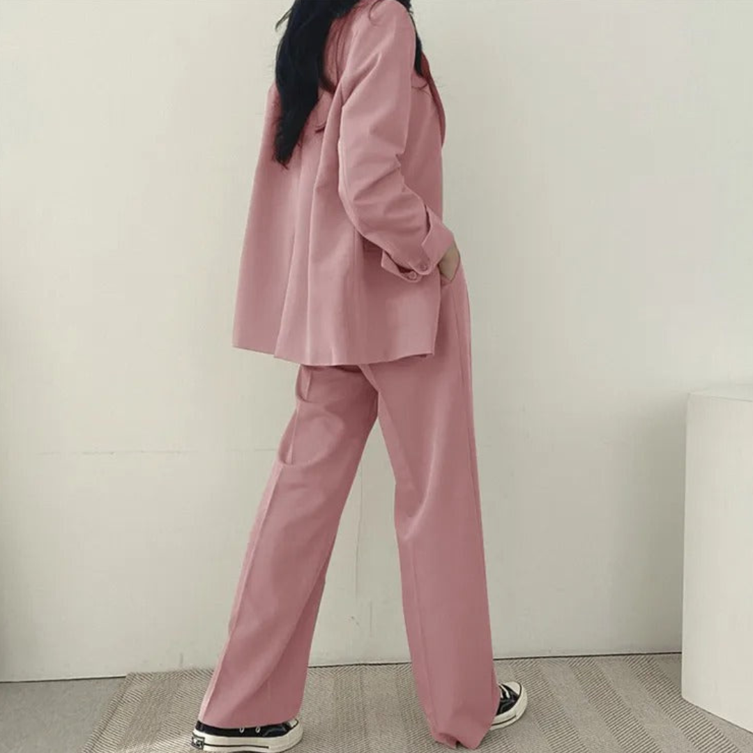 Women's Fashionable Two-Piece Workwear Set