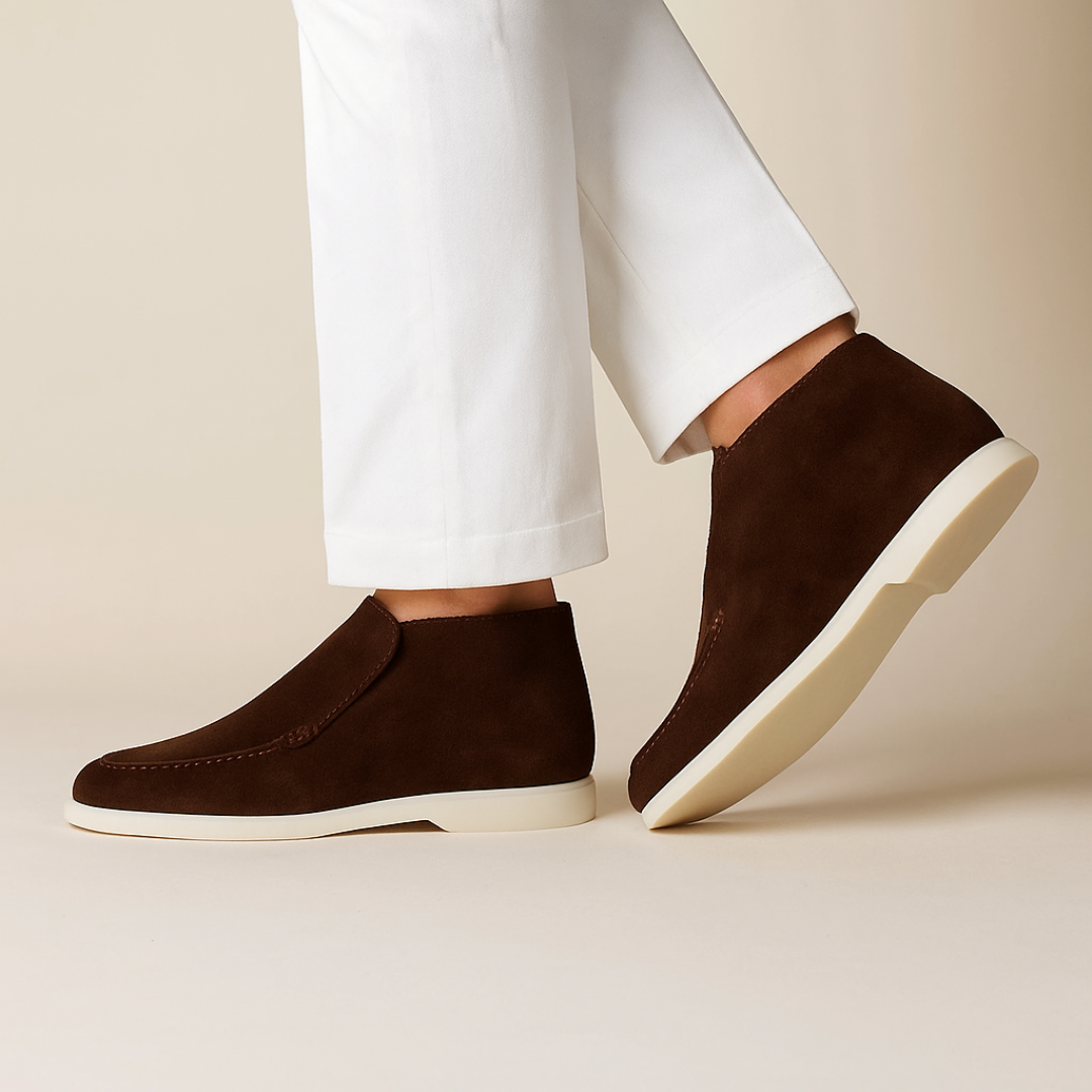Mason | Men's Suede Ankle Loafers