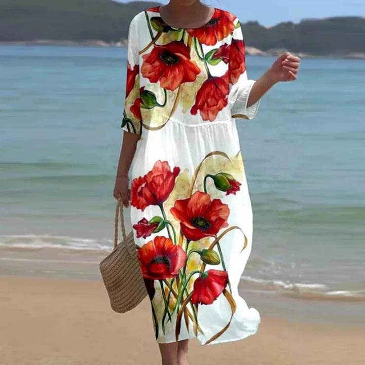Miranda | Elegant Floral Maxi Gown