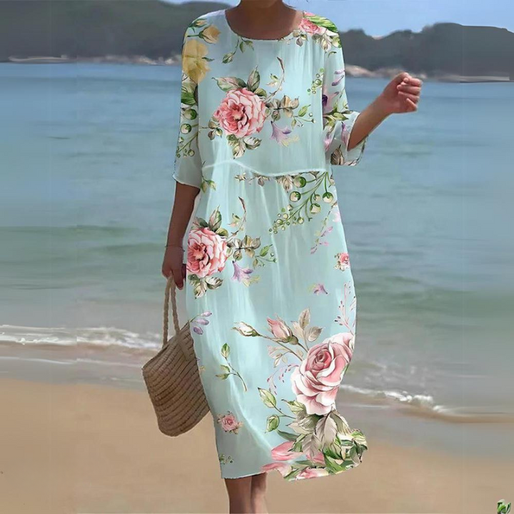 Miranda | Elegant Floral Maxi Gown