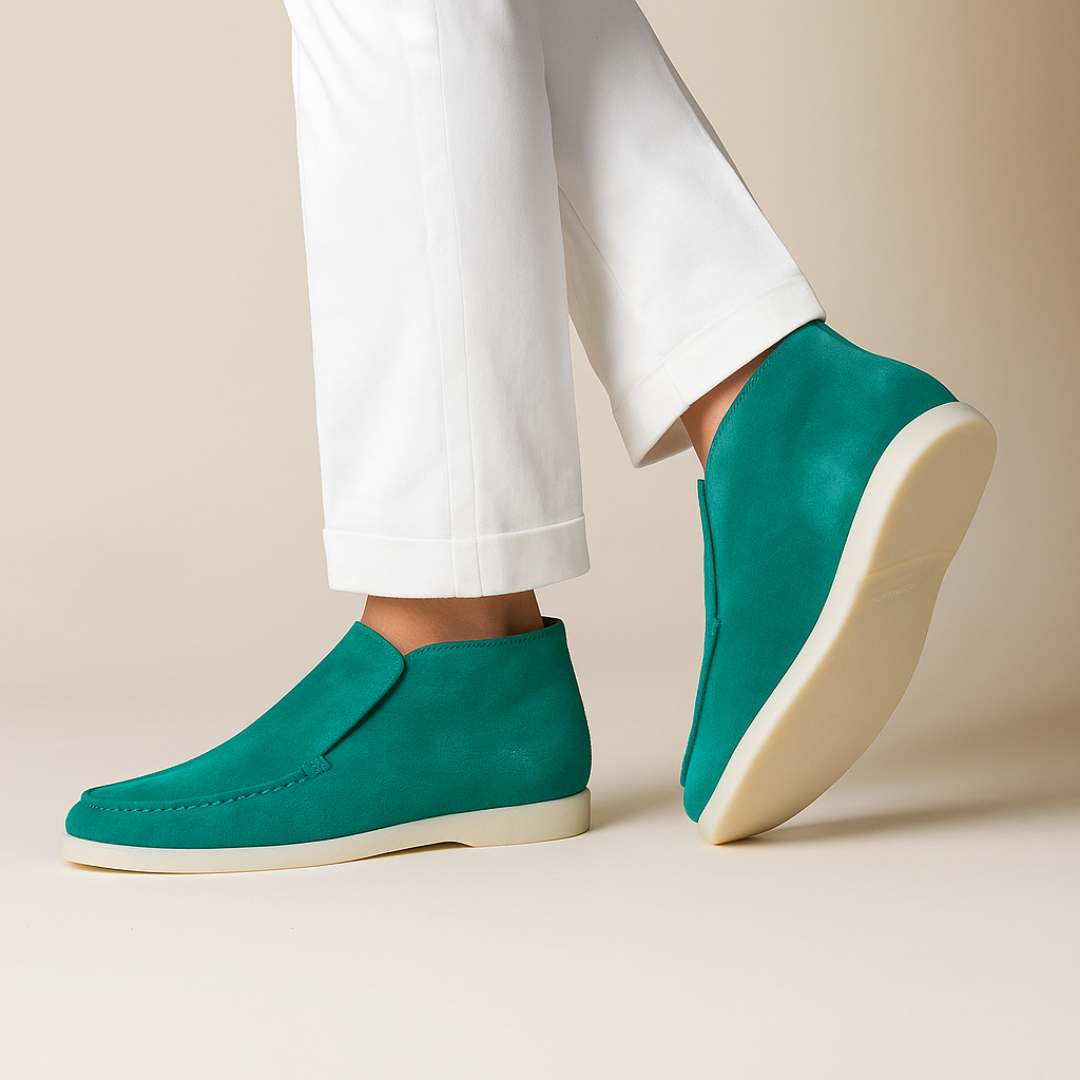Mason | Men's Suede Ankle Loafers