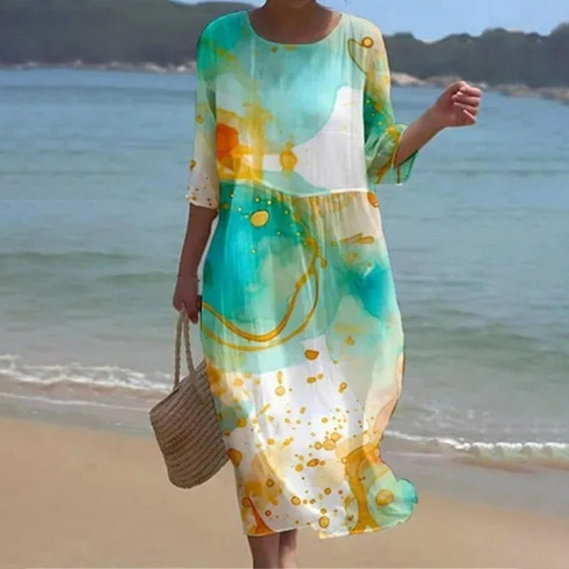 Miranda | Elegant Floral Maxi Gown