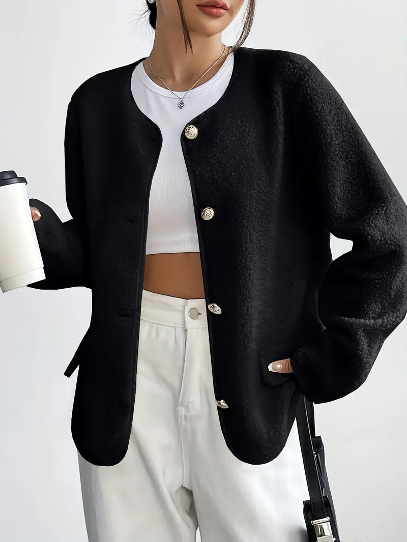 Ava | Round Neck Winter Coat