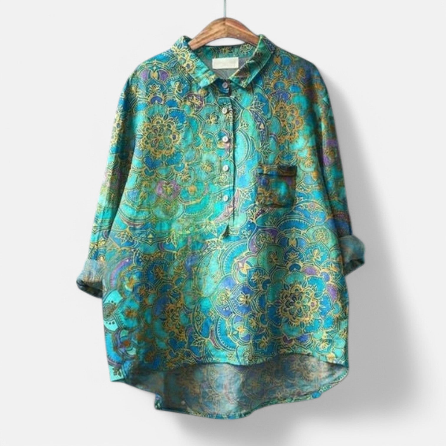 Lily | Elegant Floral Loose Fit Blouse