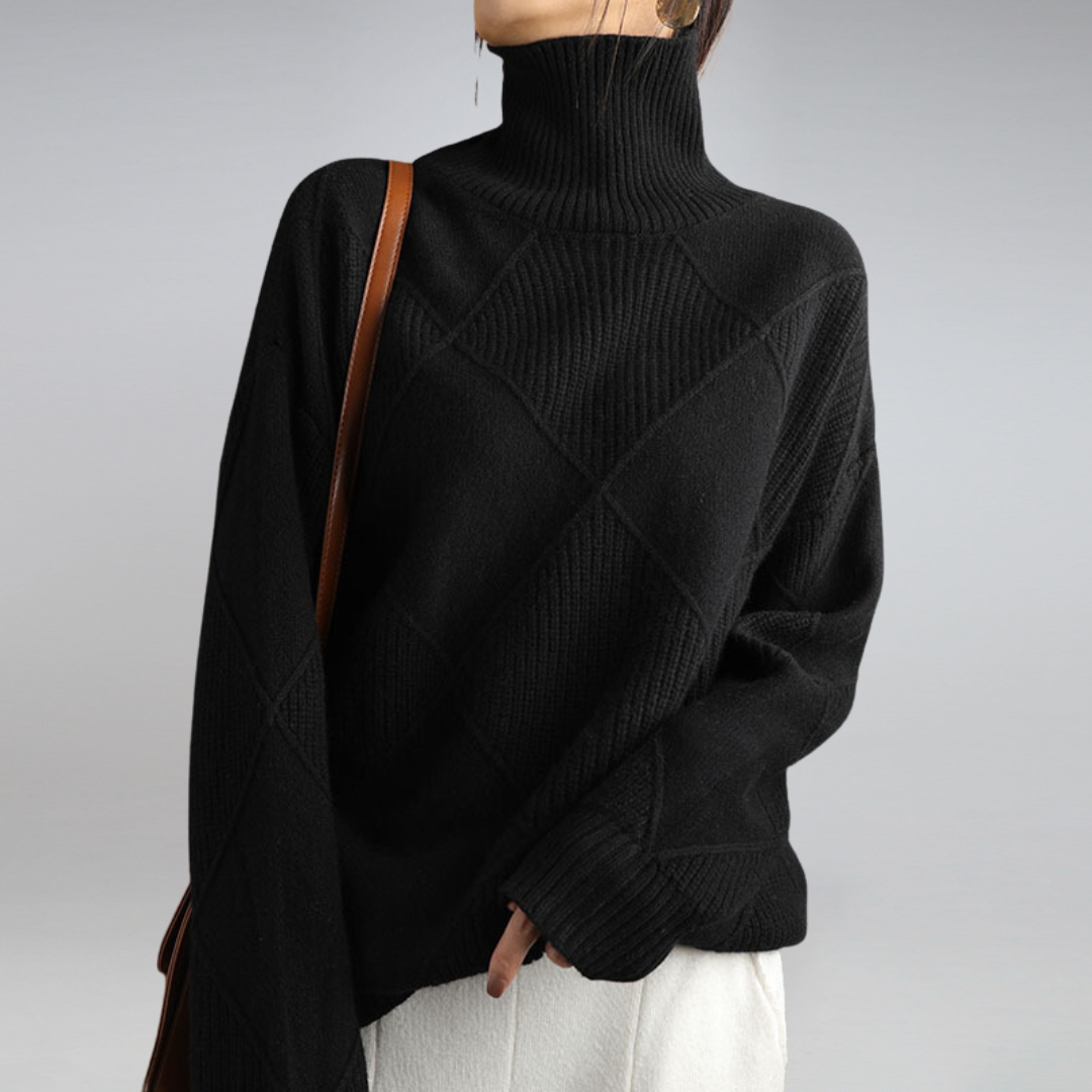 Ruby | Cashmere Blend Turtleneck Sweater