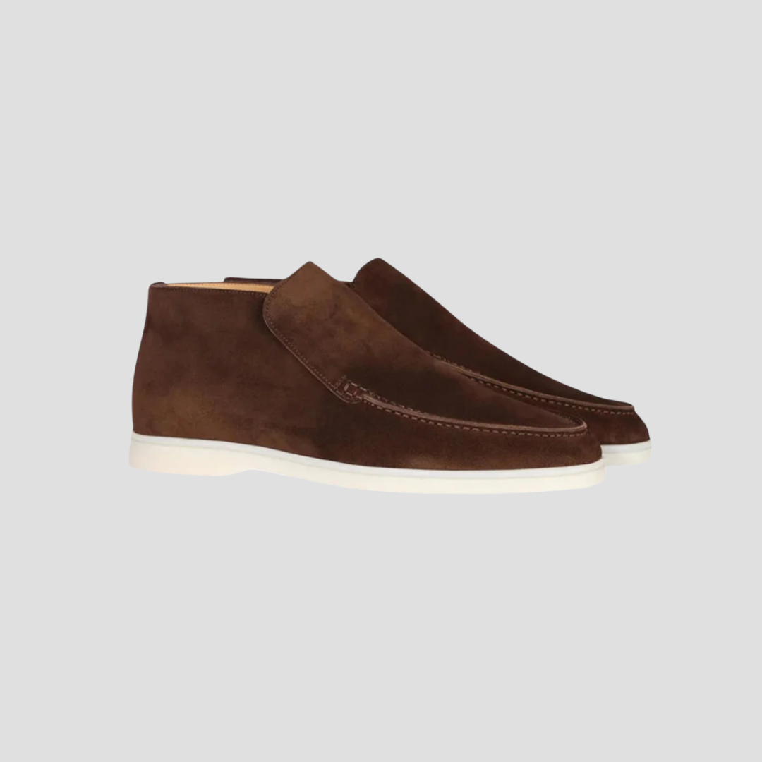 Mason | Men's Suede Ankle Loafers