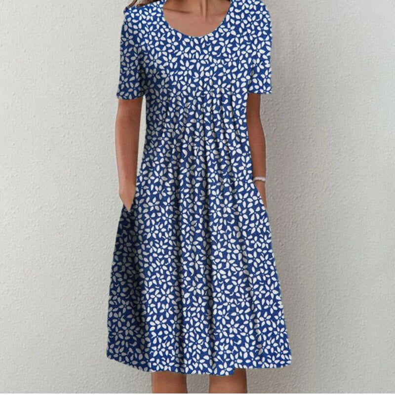 Tayla | Elegant Floral Dress with Pockets