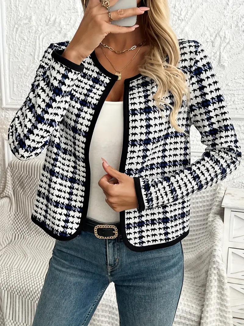 Isla | Printed Open Front Jacket