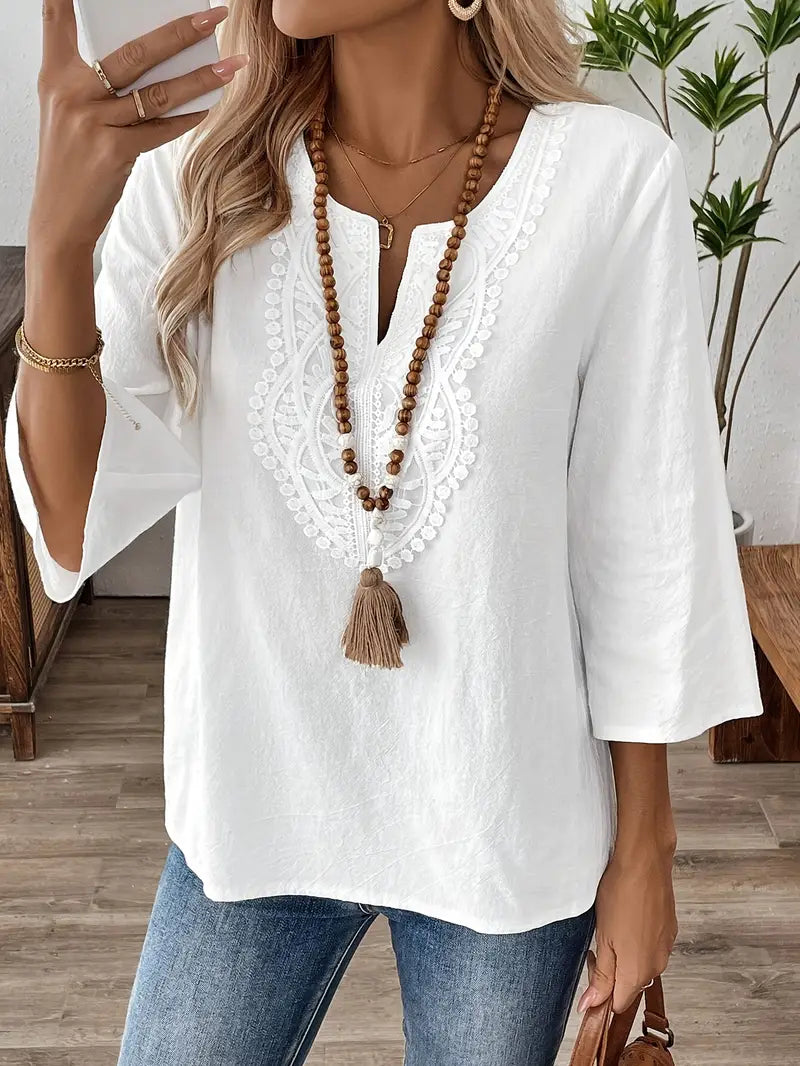 Vintage White Blouse