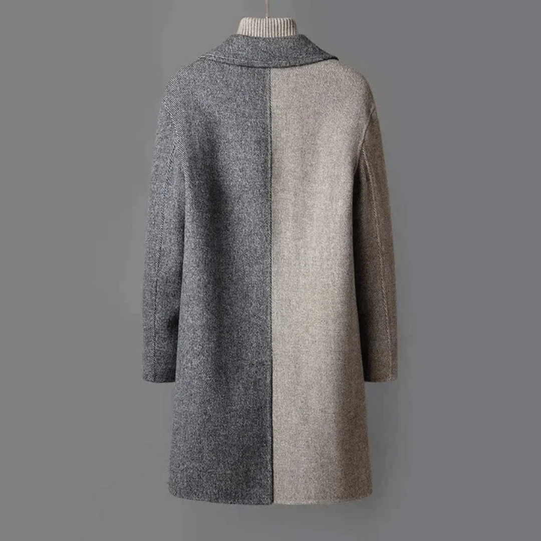 Women's Long Knit Trench Coat