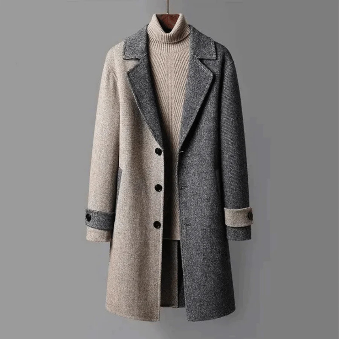 Women's Long Knit Trench Coat