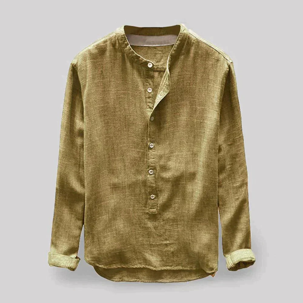 Charlie | Men's Linen Casual Shirt