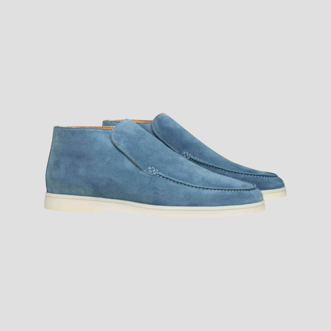 Mason | Men's Suede Ankle Loafers